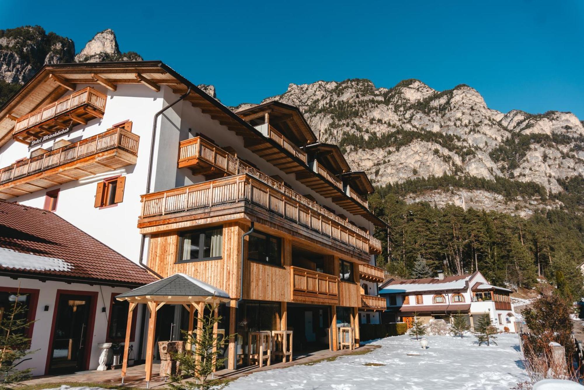 Dolomitenhotel Weisslahnbad Tiers Exteriör bild
